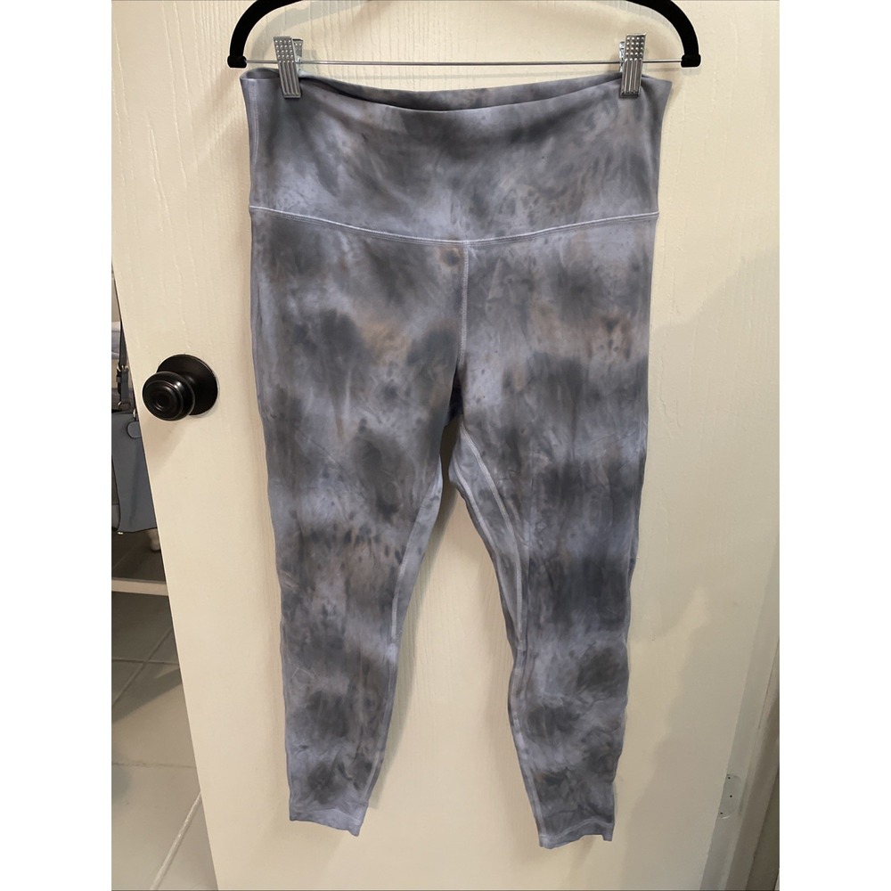 Lululemon Align Purple Multicolor Diamond Dye 14 Legging